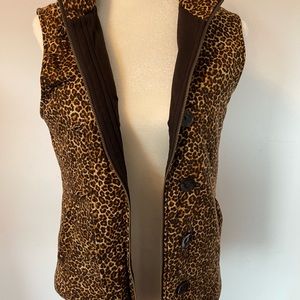 Jones New York Animal print vest women
